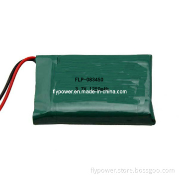 Lithium Polymer Battery 3.7V 1250mAh